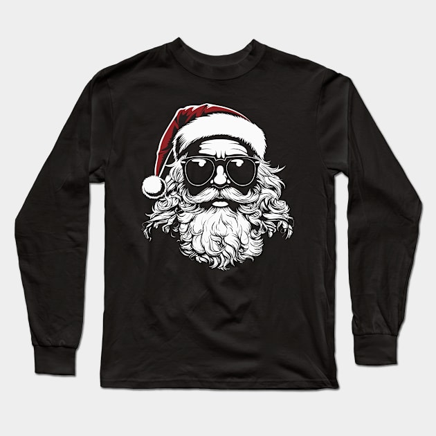 Santa Claus Long Sleeve T-Shirt by MZeeDesigns